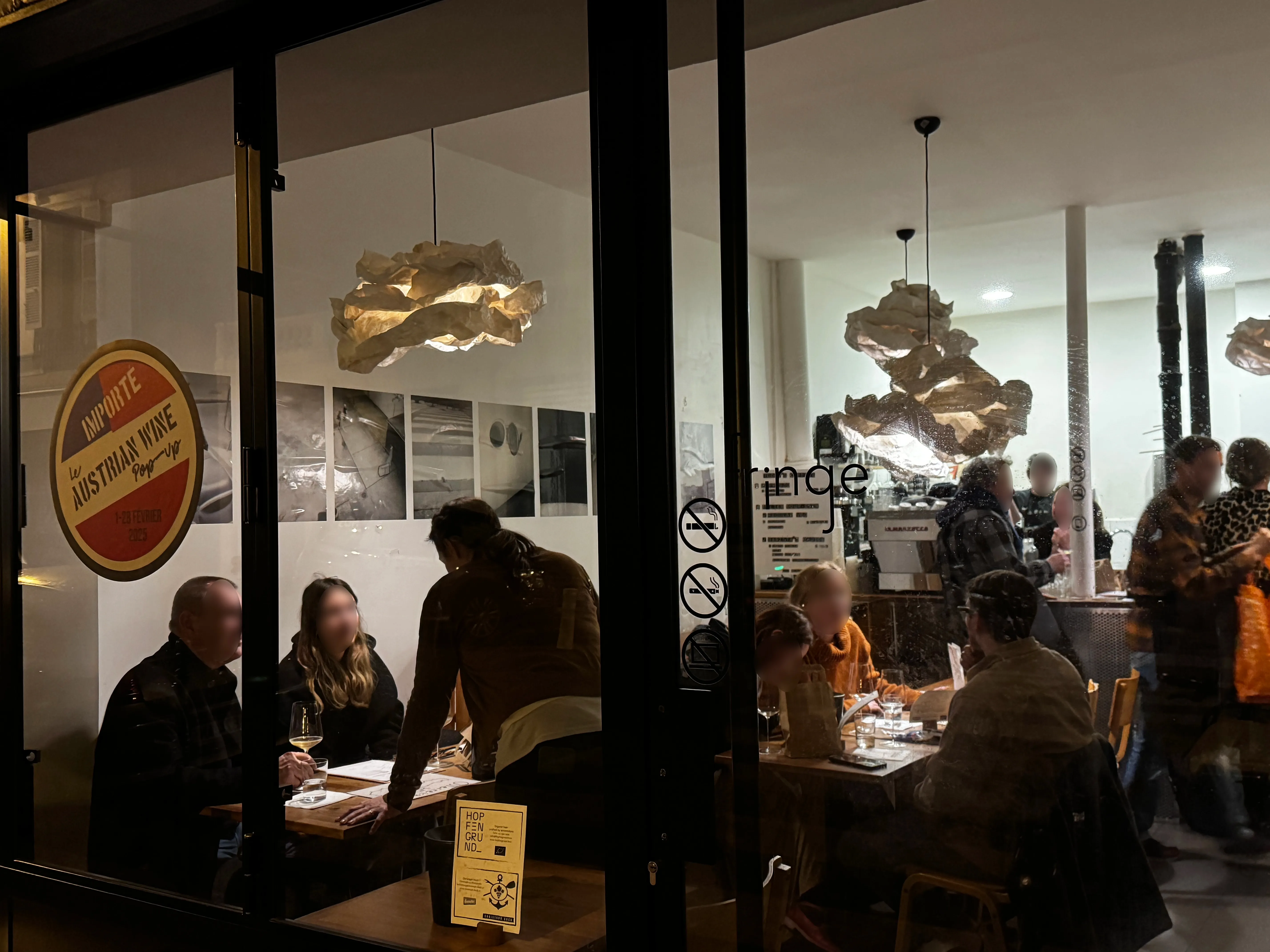 Inside the pop-up